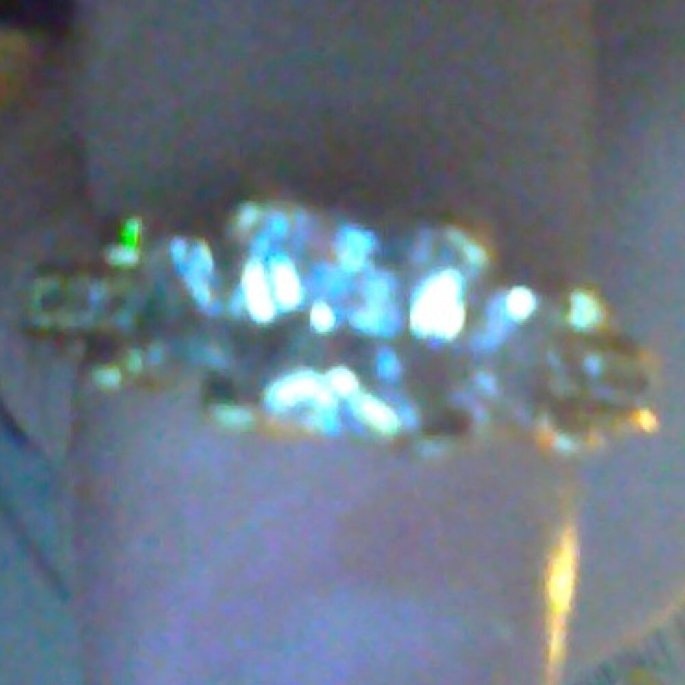 size 6 gold plated 925 silver rings with cz diamonds
